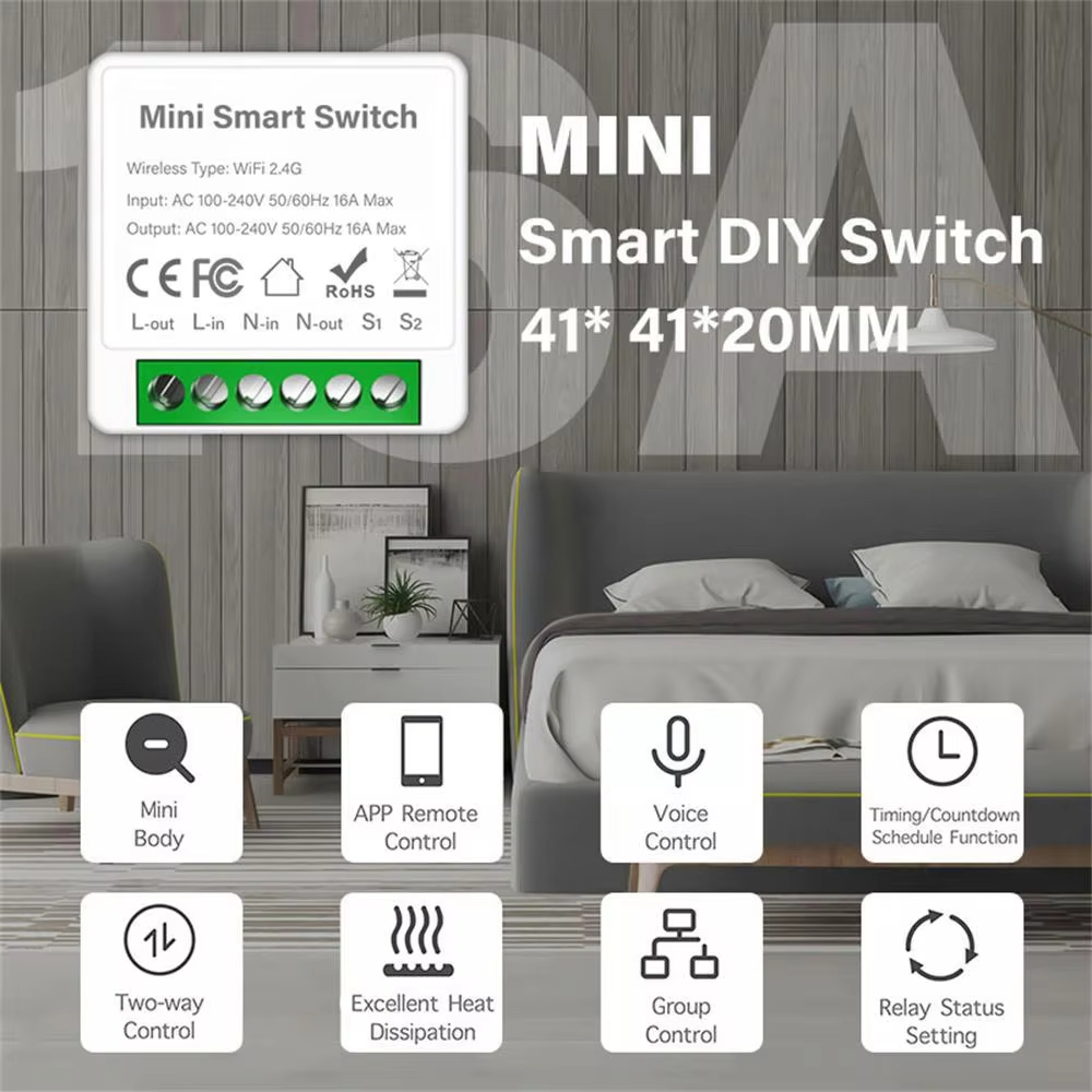Interruptor Inteligente Mini W - Smart Home Automation Diy avaliação e preço