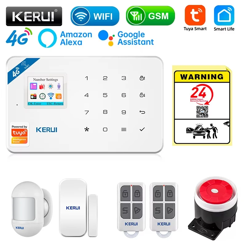 Kerui kit sistema de alarme se - Smart Home Automation Diy avaliação e preço